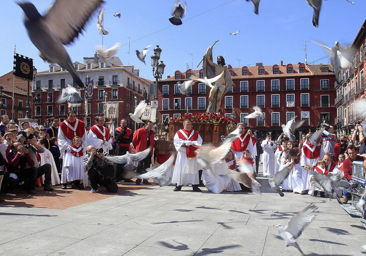 Programa y recorrido de las procesiones del Domingo de Resurrección en Valladolid