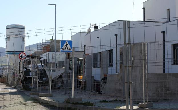 Viviendas unifamiliares en construcción a día de hoy en la provincia de Segovia.