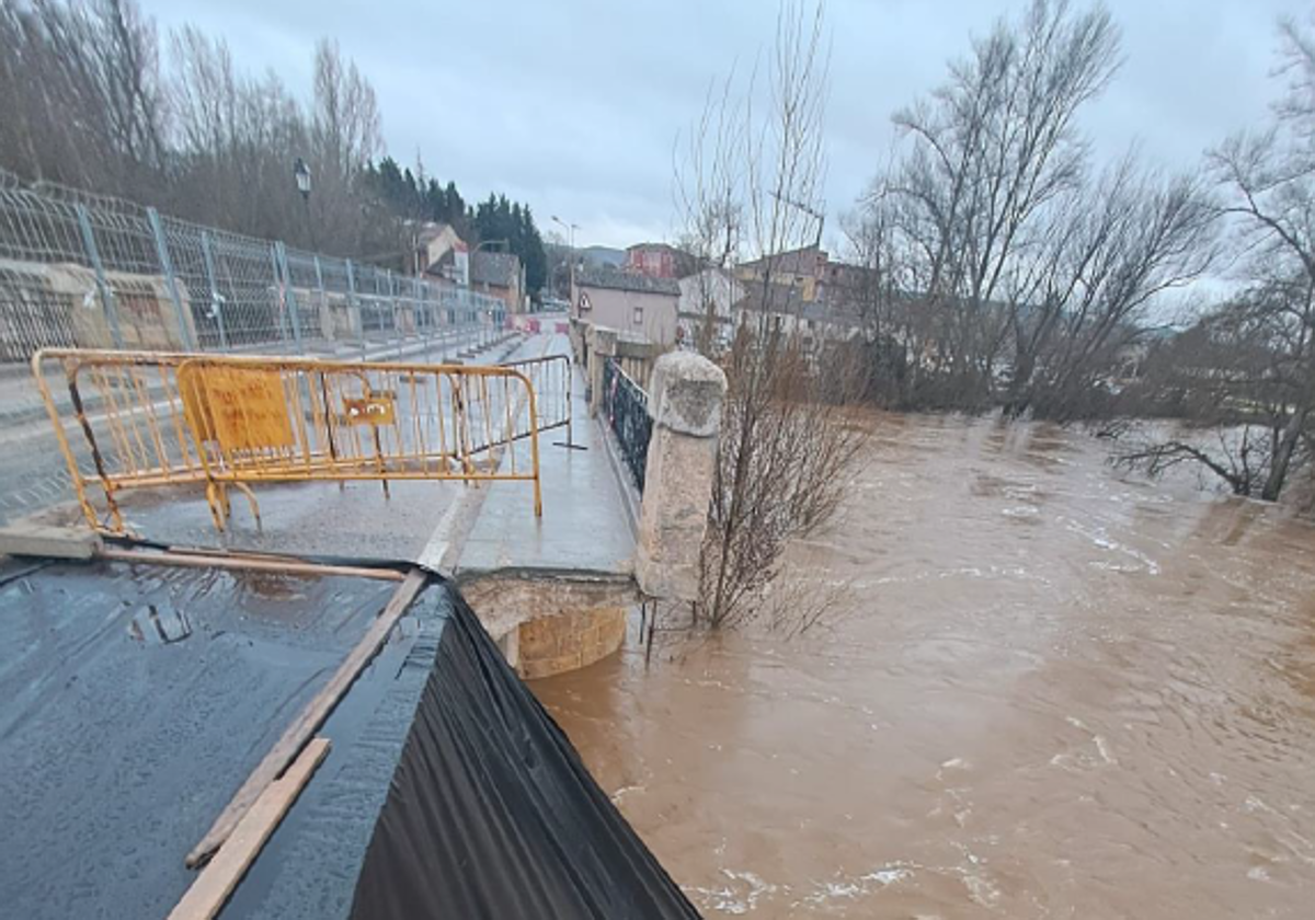 San Esteban de Gormaz pide un puente provisional como solución para los 800 vecinos afectados