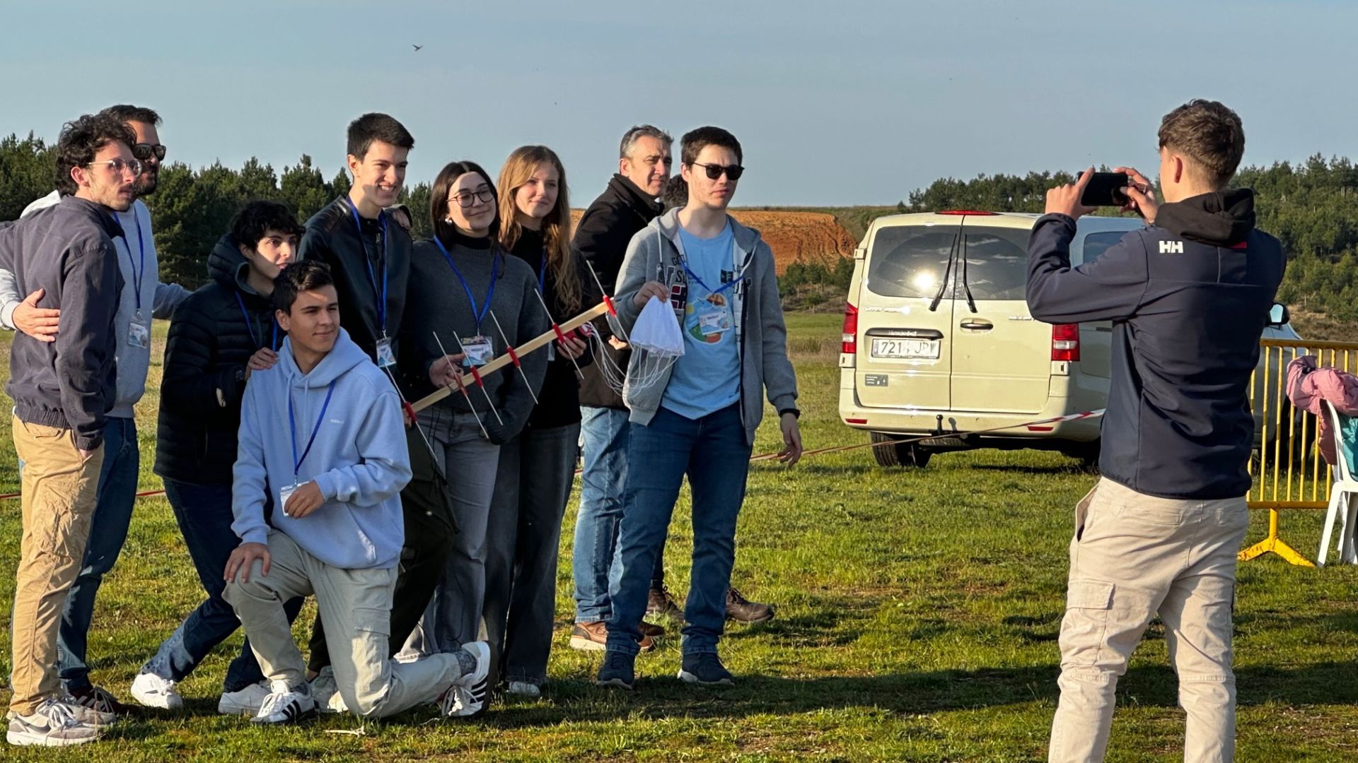 El proyecto CanSat de la Agencia Espacial Europea lanza cohetes en Herrera de Pisuerga