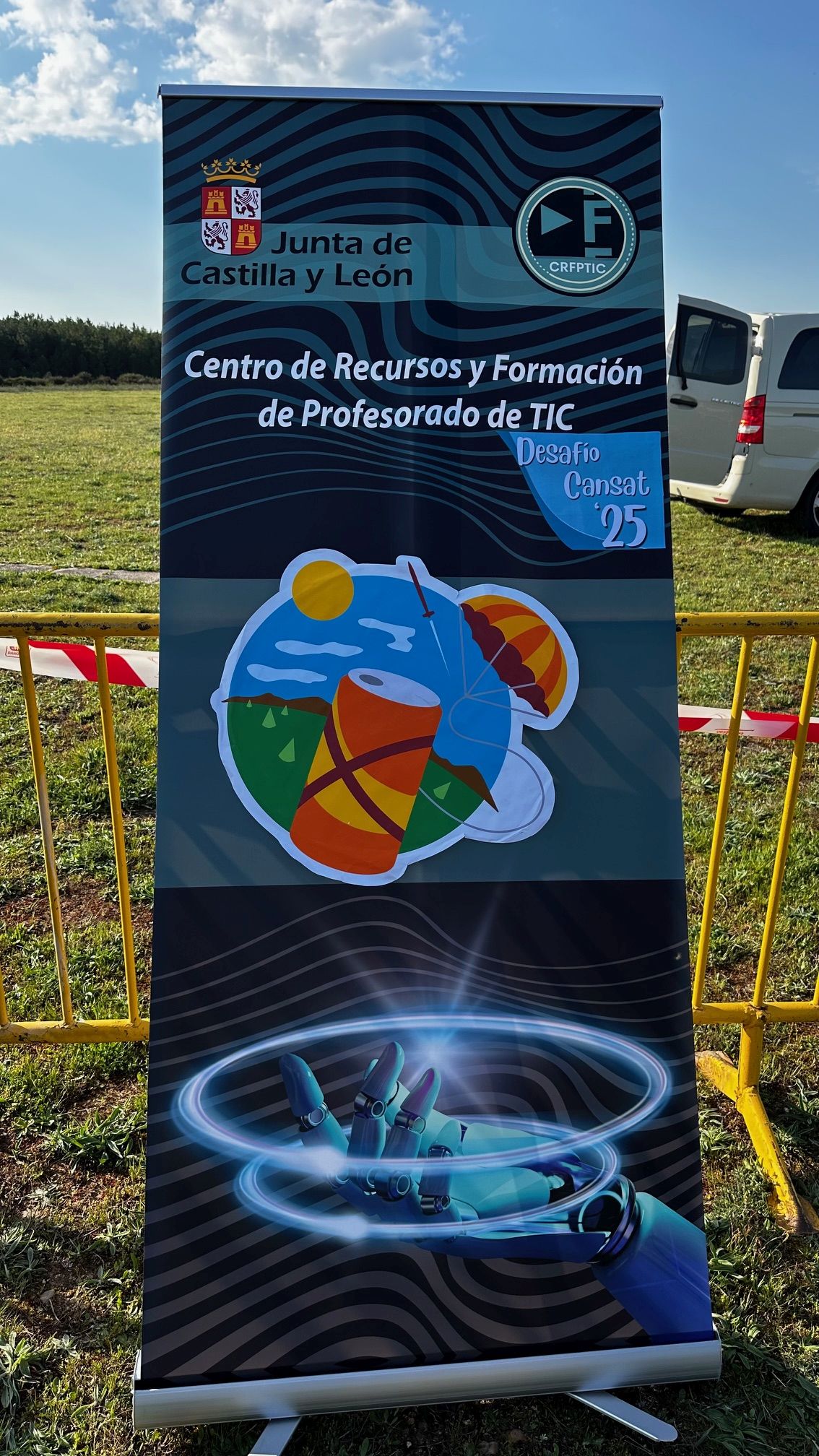 El proyecto CanSat de la Agencia Espacial Europea lanza cohetes en Herrera de Pisuerga
