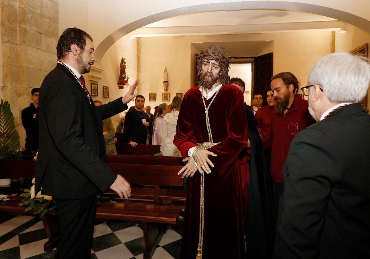 La lluvia obliga a suspender la procesión de la Sentencia