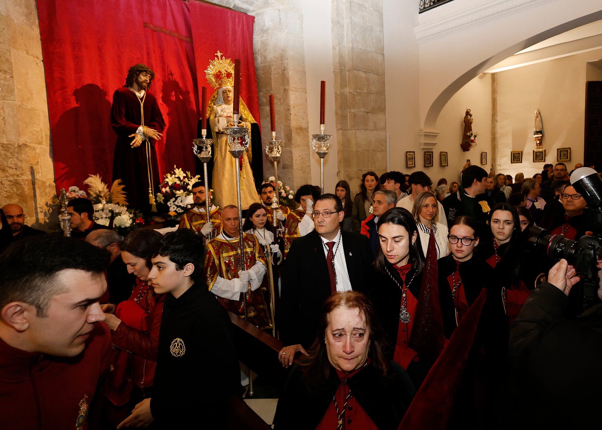 La lluvia obliga a suspender la procesión de la Sentencia