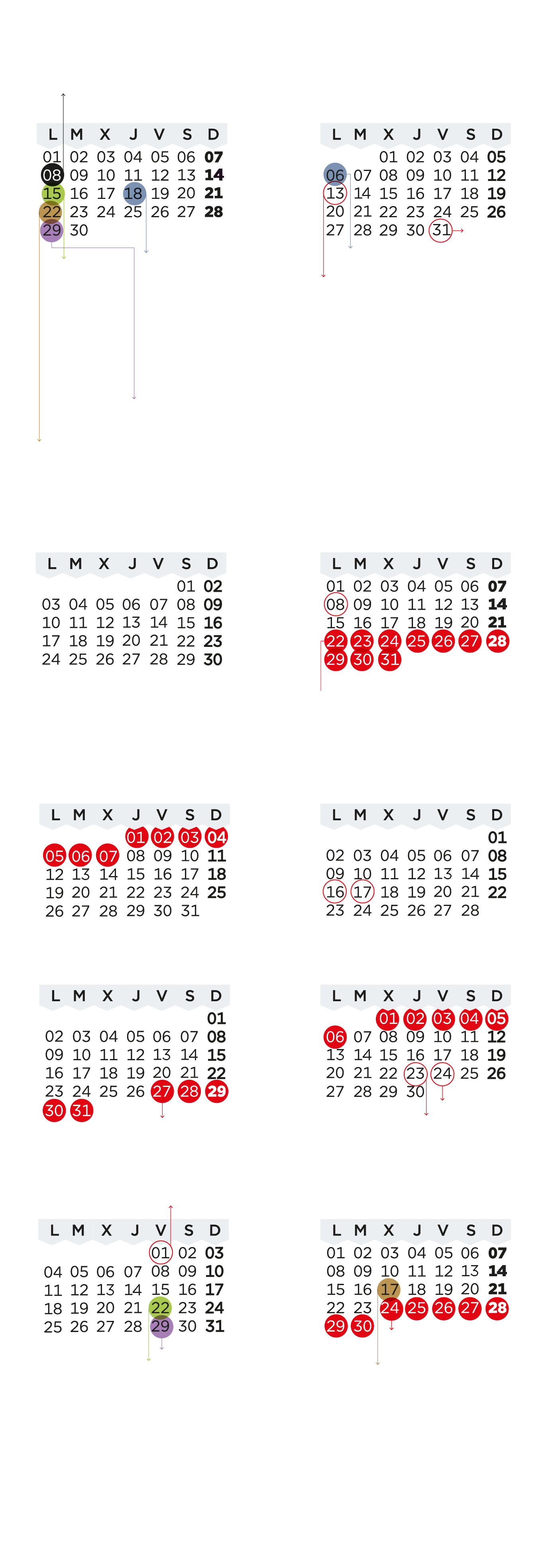 Calendario escolar para 2025/2026