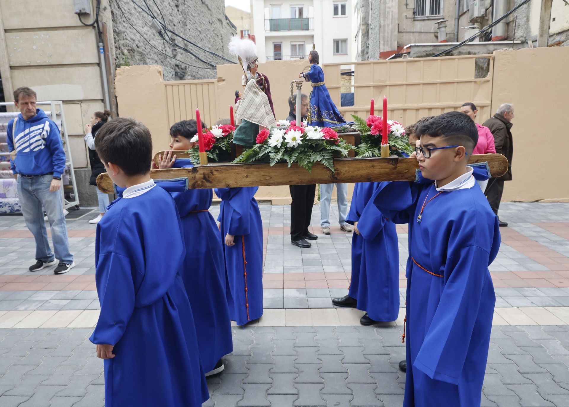 Procesión infantil del Divino Maestro en Palencia