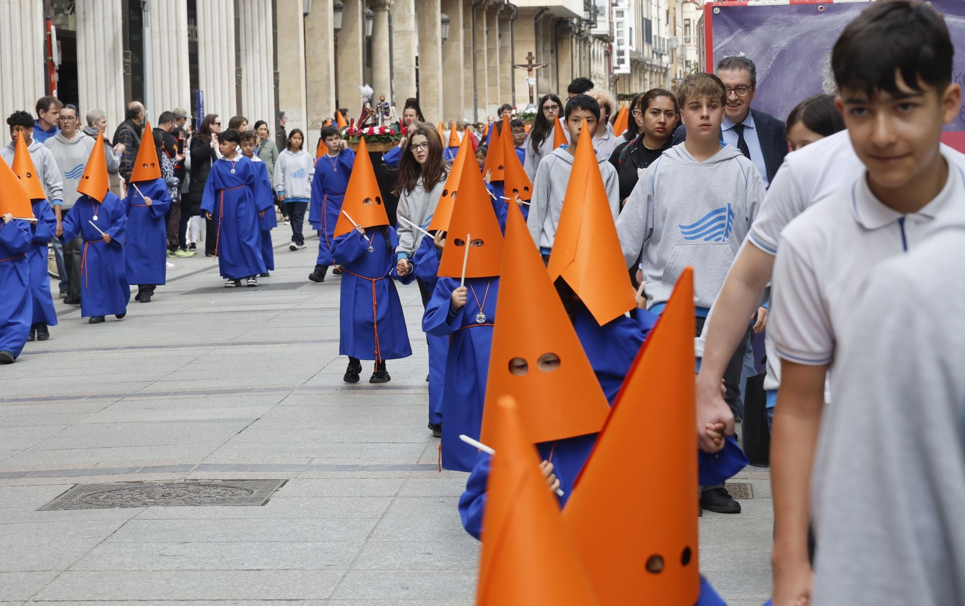 Procesión infantil del Divino Maestro en Palencia