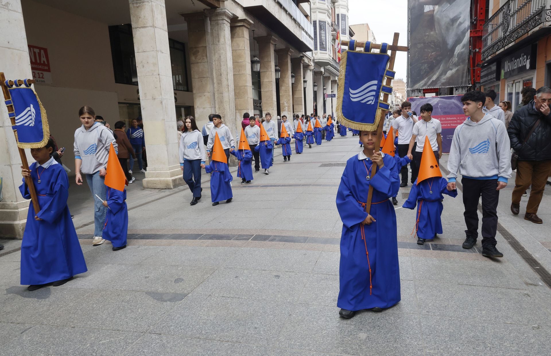 Procesión infantil del Divino Maestro en Palencia