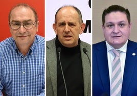 José Antonio Mateo, José Luis Aceves y David Gutiérrez.