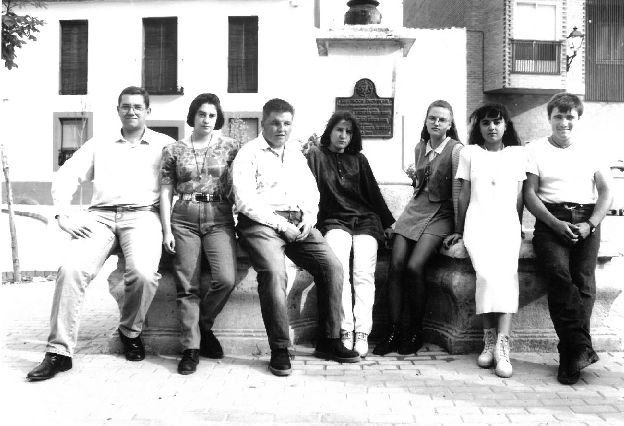 Guindos y guindas de las fiestas de Renedo en 1994.