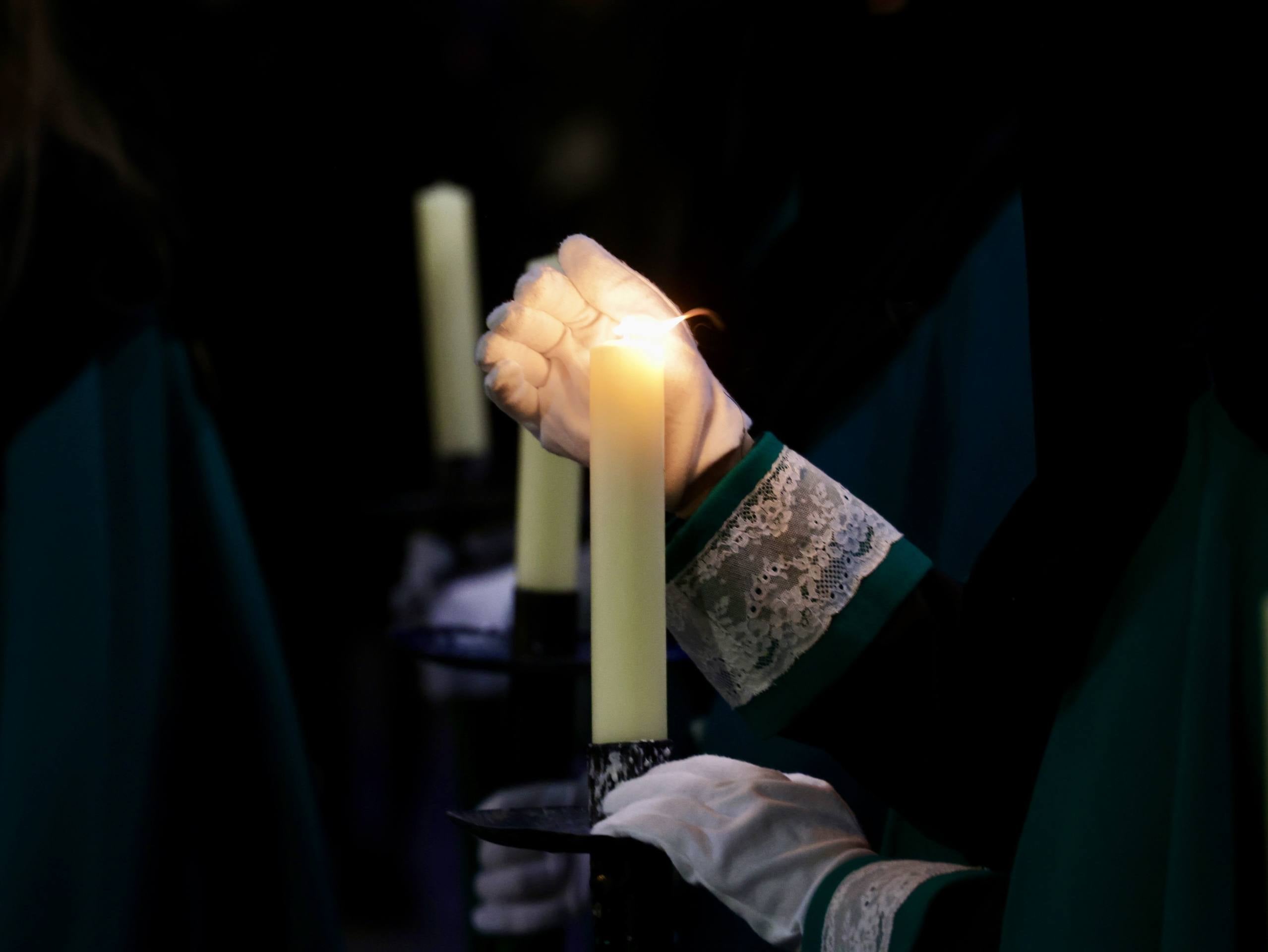 Las imágenes de la procesión del Santísimo Rosario del Dolor
