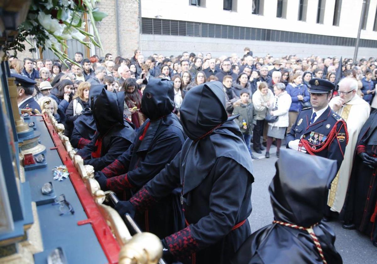Imagen de la Procesión de Penitencia y Caridad de Jueves Santo de un año anterior.