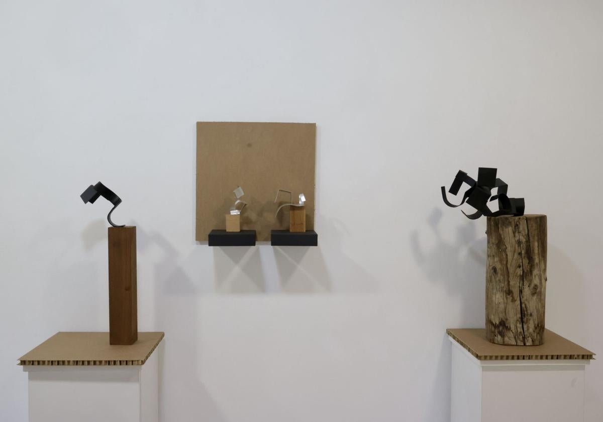 Imagen principal - Las &#039;Experimentaciones tridimensionales&#039; muestran al Santiago Montes escultor