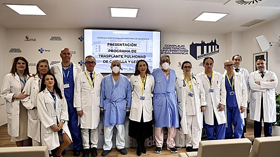 Salamanca estrena con éxito un trasplante de pulmón bajo la lupa del Ministerio