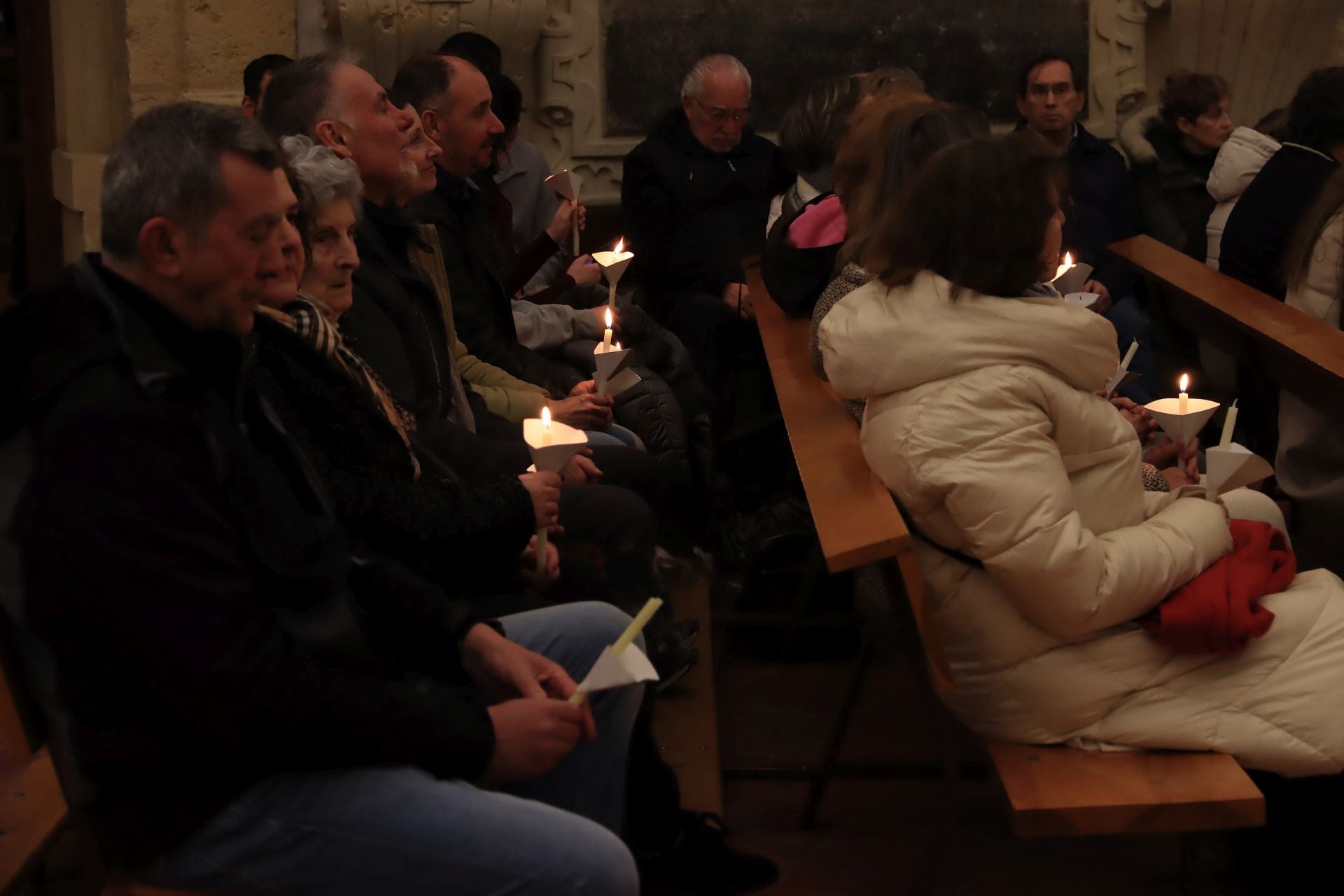 El vía crucis de los Carmelitas, en imágenes