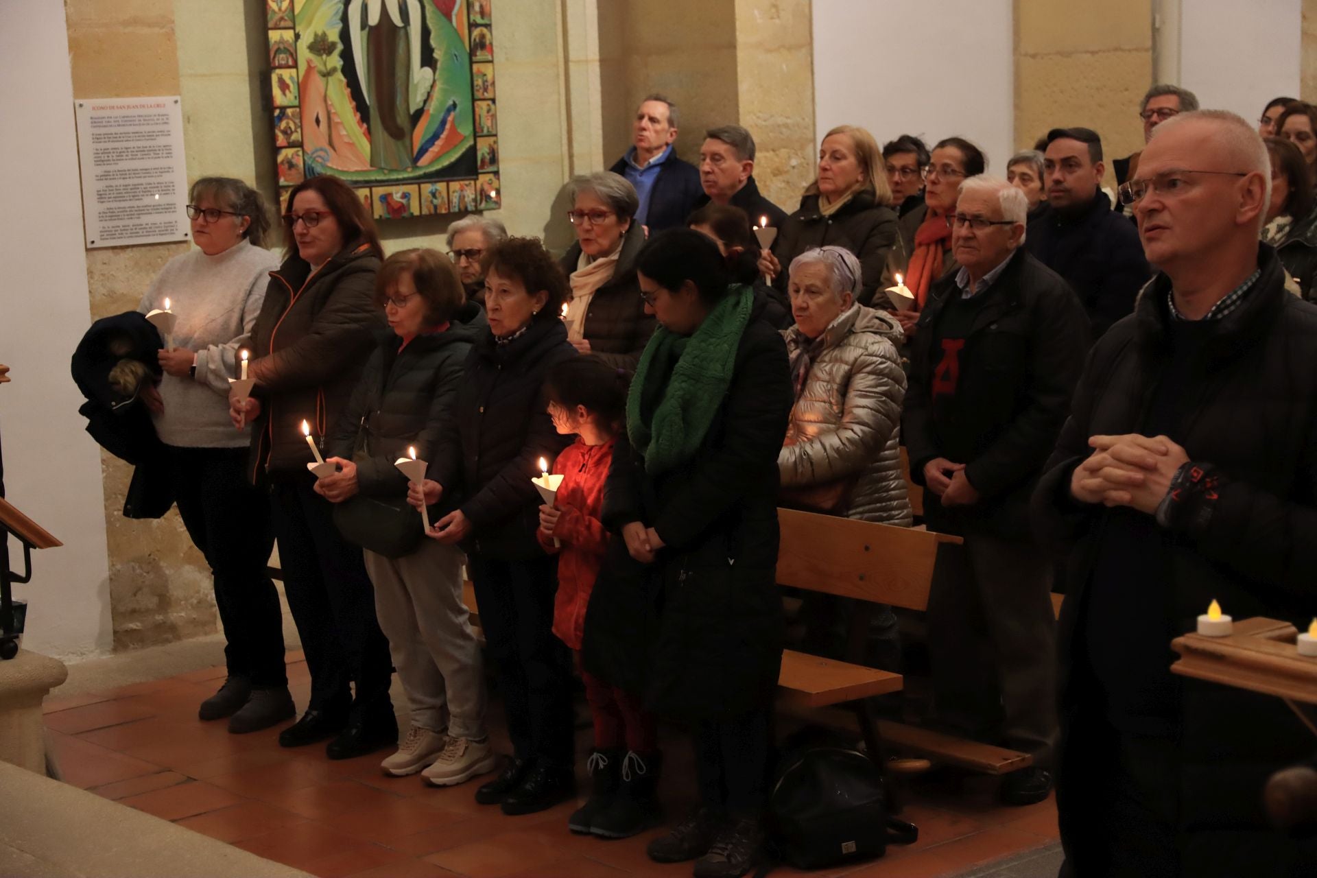 El vía crucis de los Carmelitas, en imágenes