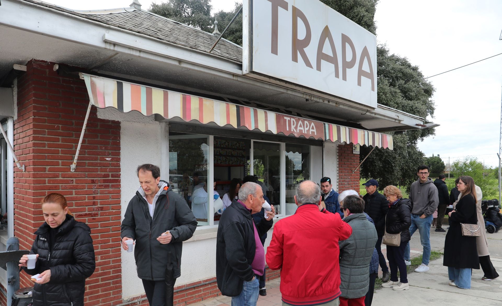 Un brindis con el chocolate gratuito de Trapa