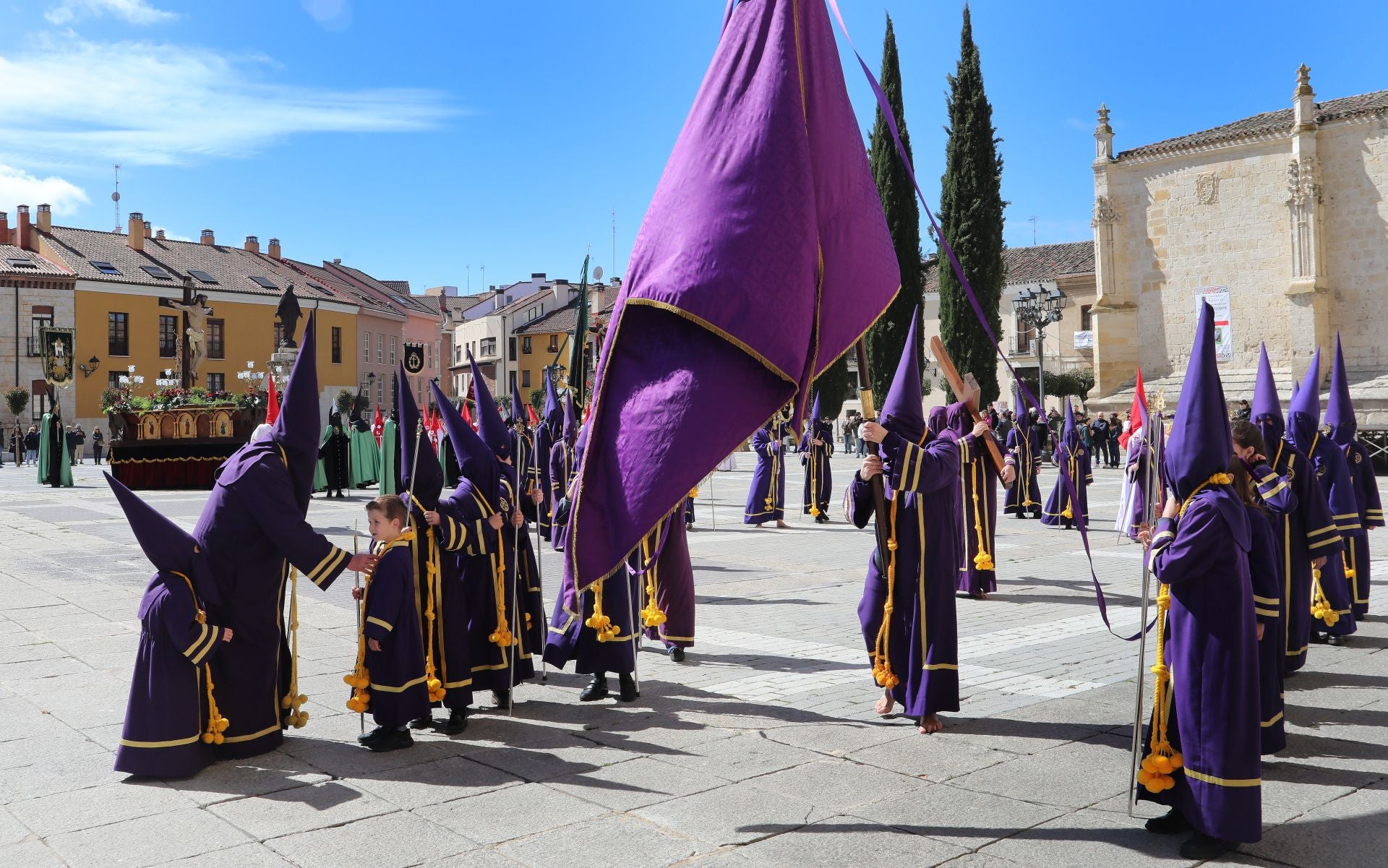 El Indulto llena la Plaza Mayor de Palencia