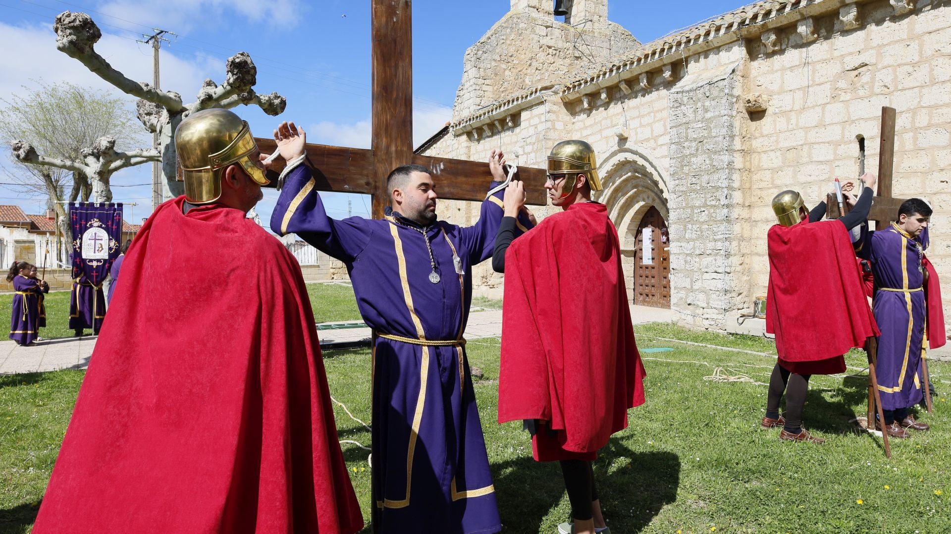 Vía Crucis viviente en Grijota