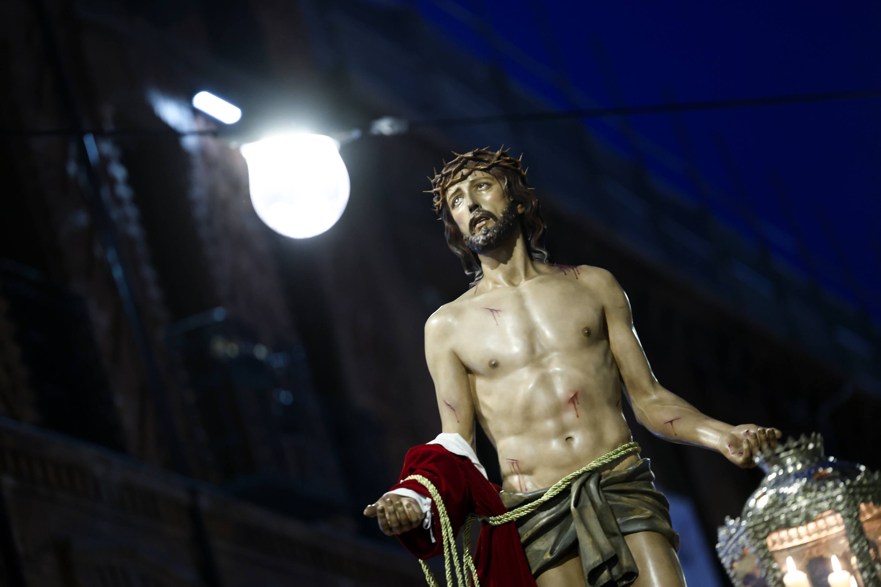 Las imágenes de la procesión del Santísimo Cristo Despojado y Nuestra Señora de la Amargura, en imágenes
