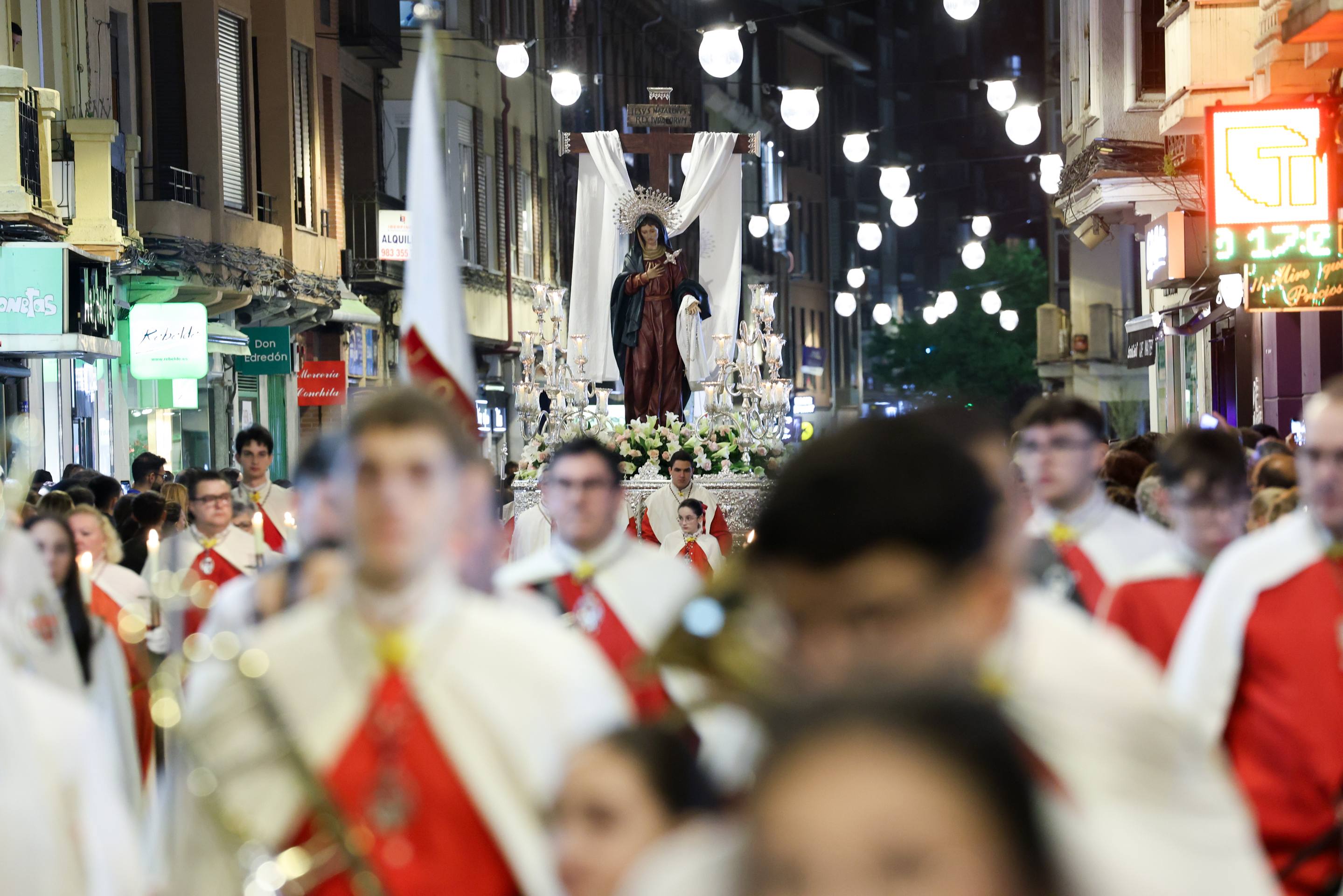 Las imágenes de la procesión del Santísimo Cristo Despojado y Nuestra Señora de la Amargura, en imágenes