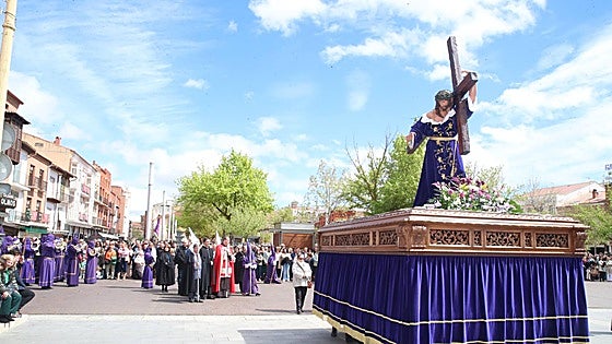 La procesión del Encuentro, en imágenes