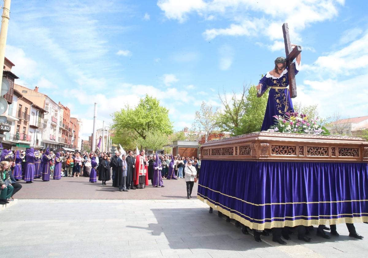 La procesión del Encuentro, en imágenes