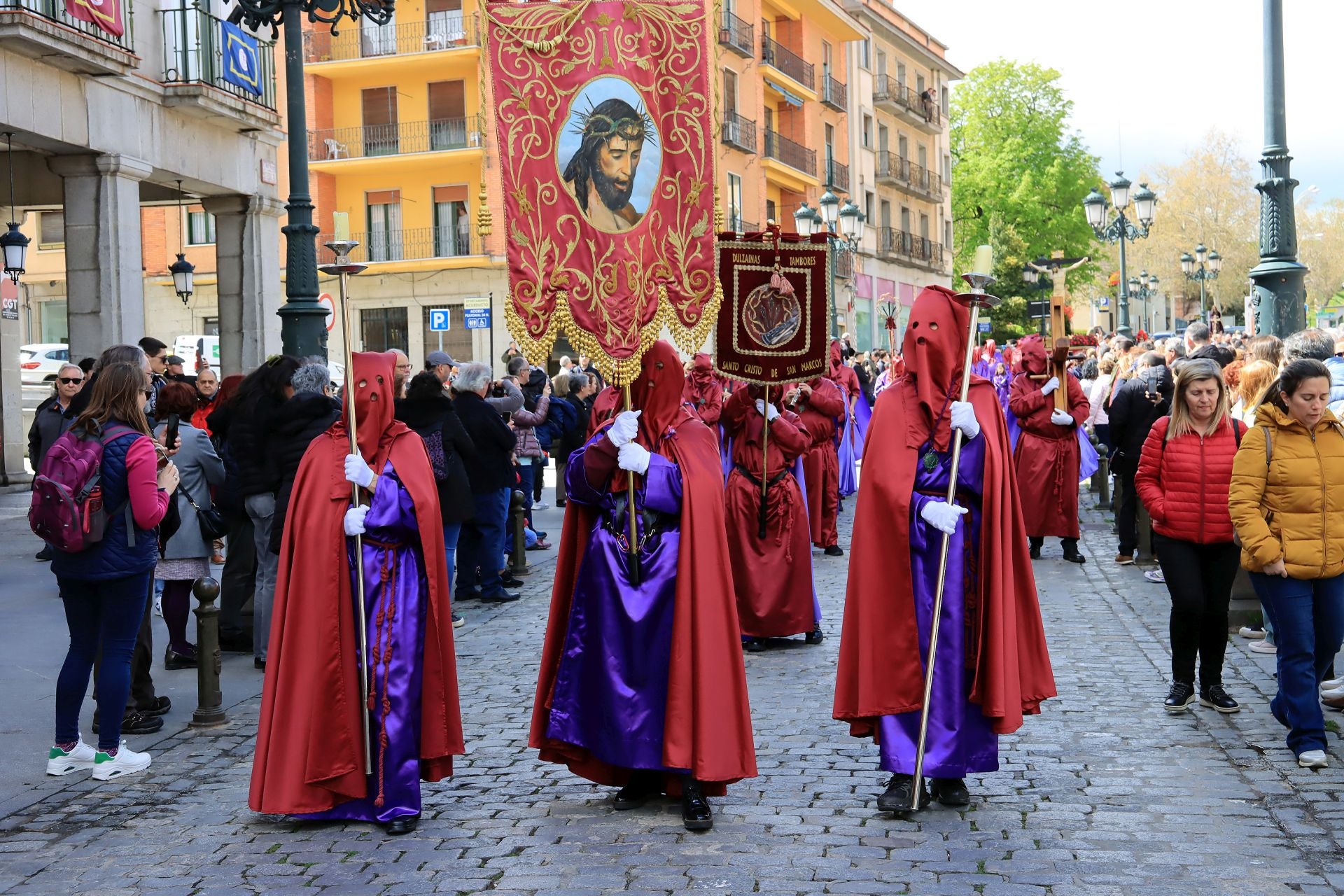 Fotos del traslado del Santo Cristo de San Marcos a la Catedral de Segovia