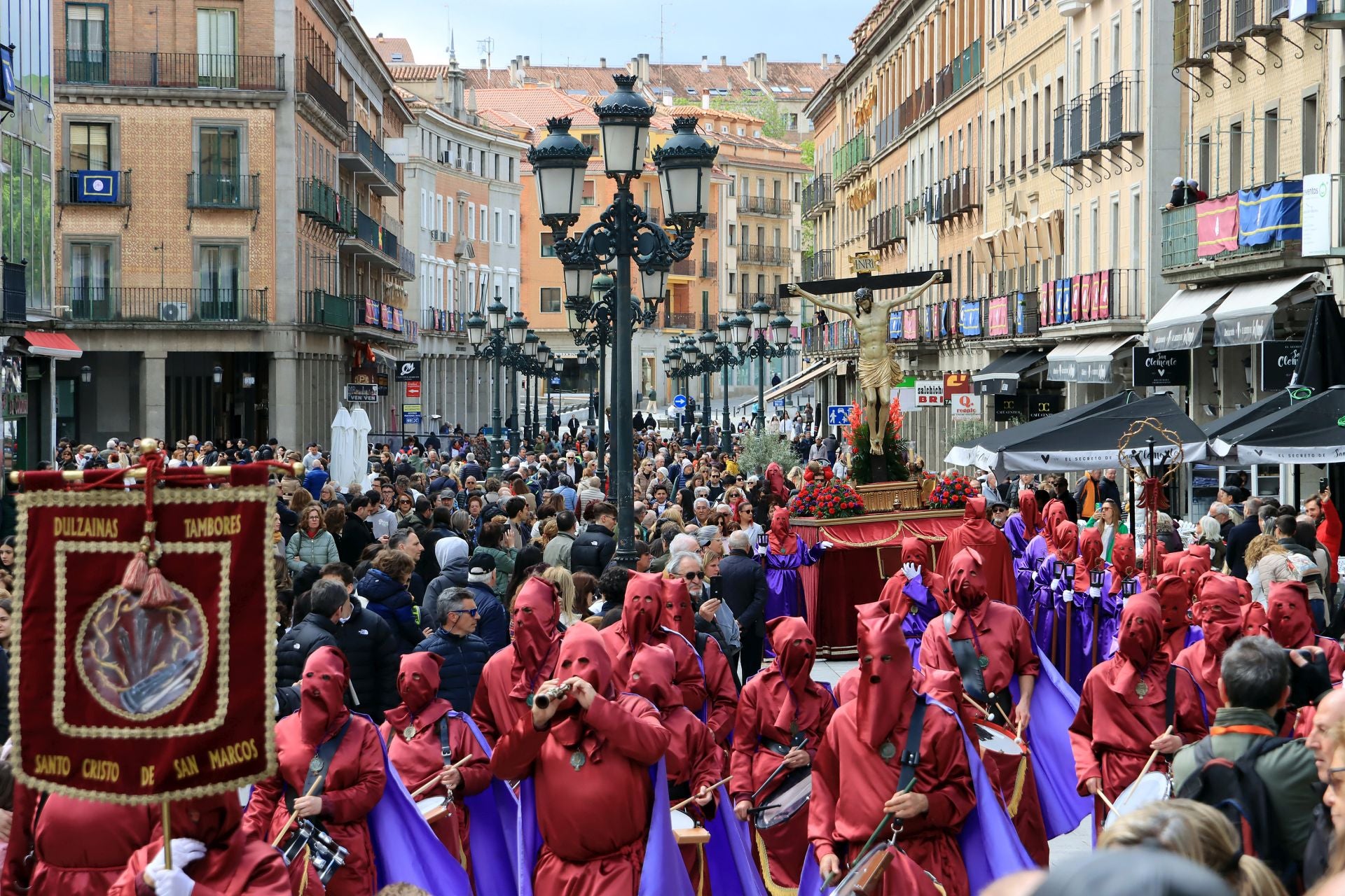 Fotos del traslado del Santo Cristo de San Marcos a la Catedral de Segovia