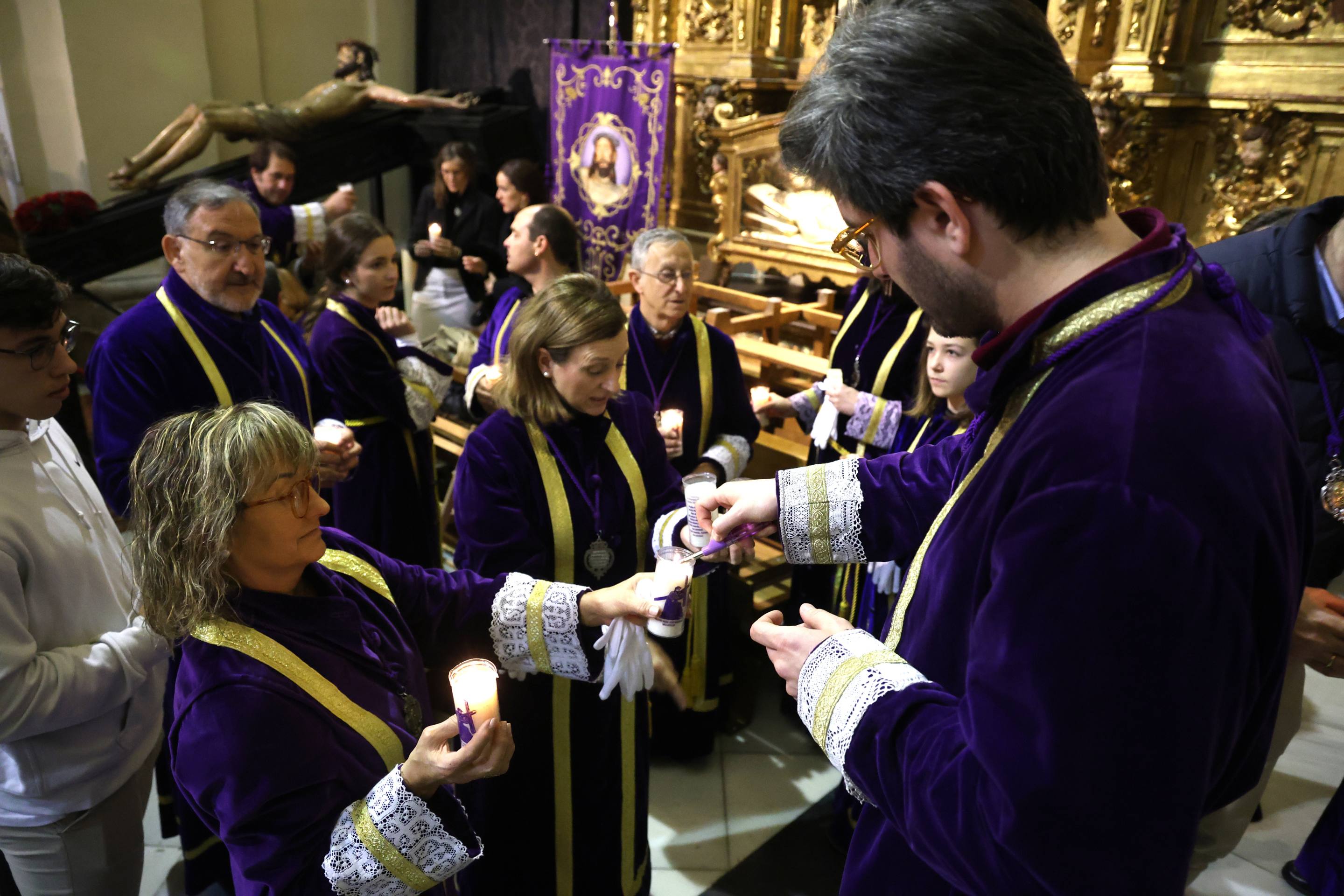 Las imágenes de la suspensión de la Procesión General del Viernes Santo