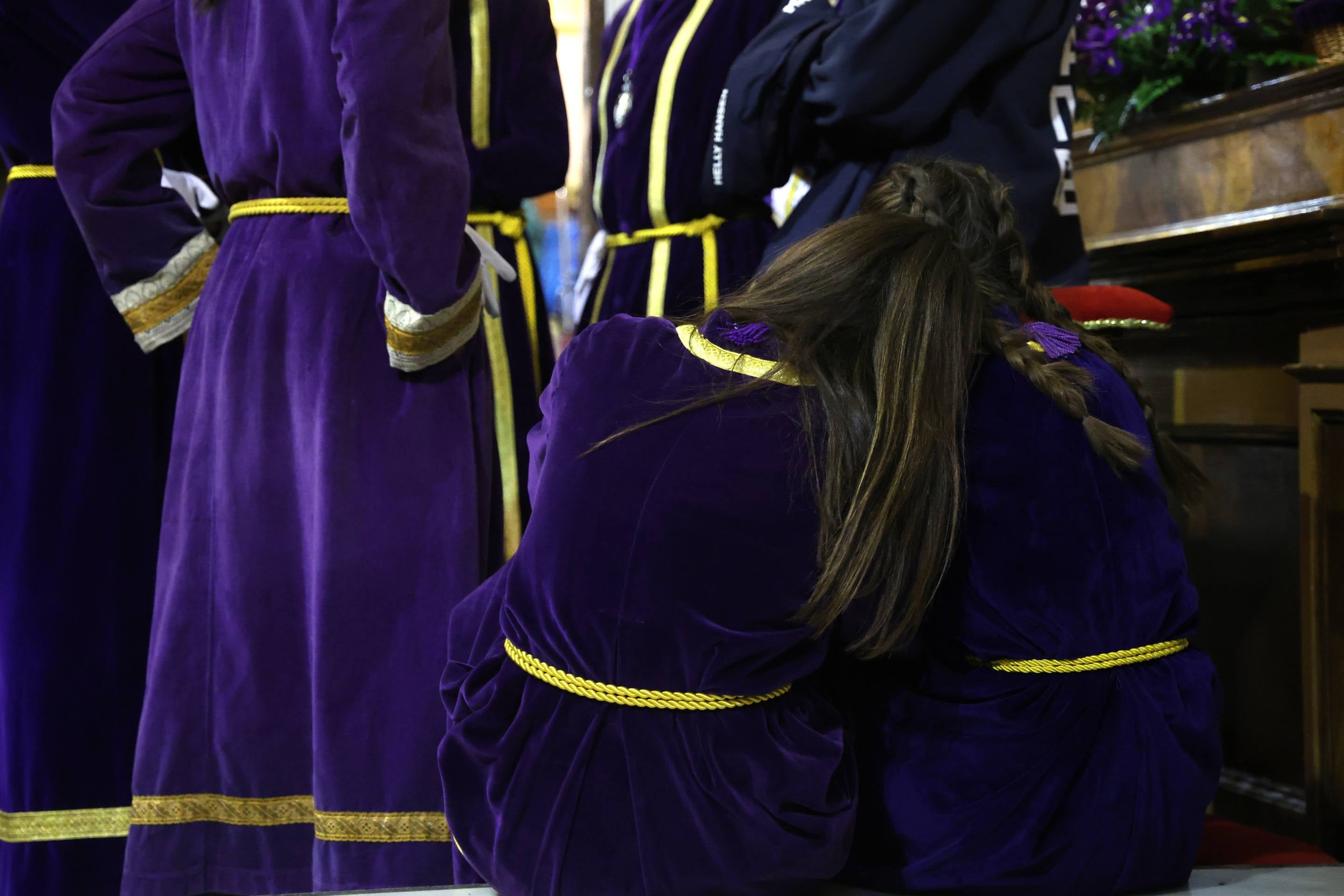 Las imágenes de la suspensión de la Procesión General del Viernes Santo