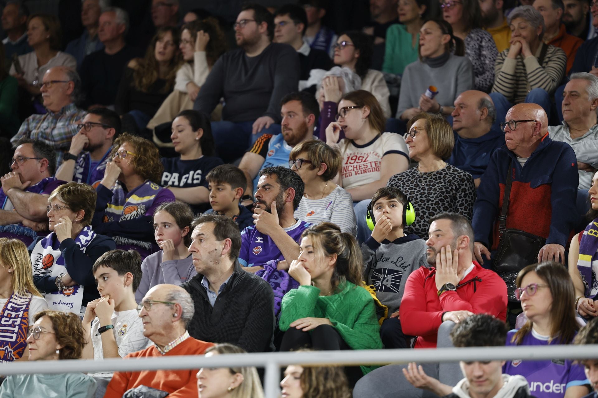 Así animó el público palentino al Súper Agropal ante el Tizona Burgos