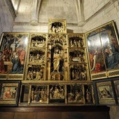 Retablo flamenco de la iglesia del Salvador de Valladolid.