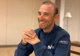 Alejandro Valverde, durante una entrevista a principios de año.