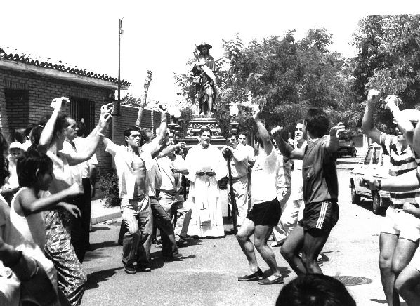 Procesión de San Roque. Agosto de 1993.