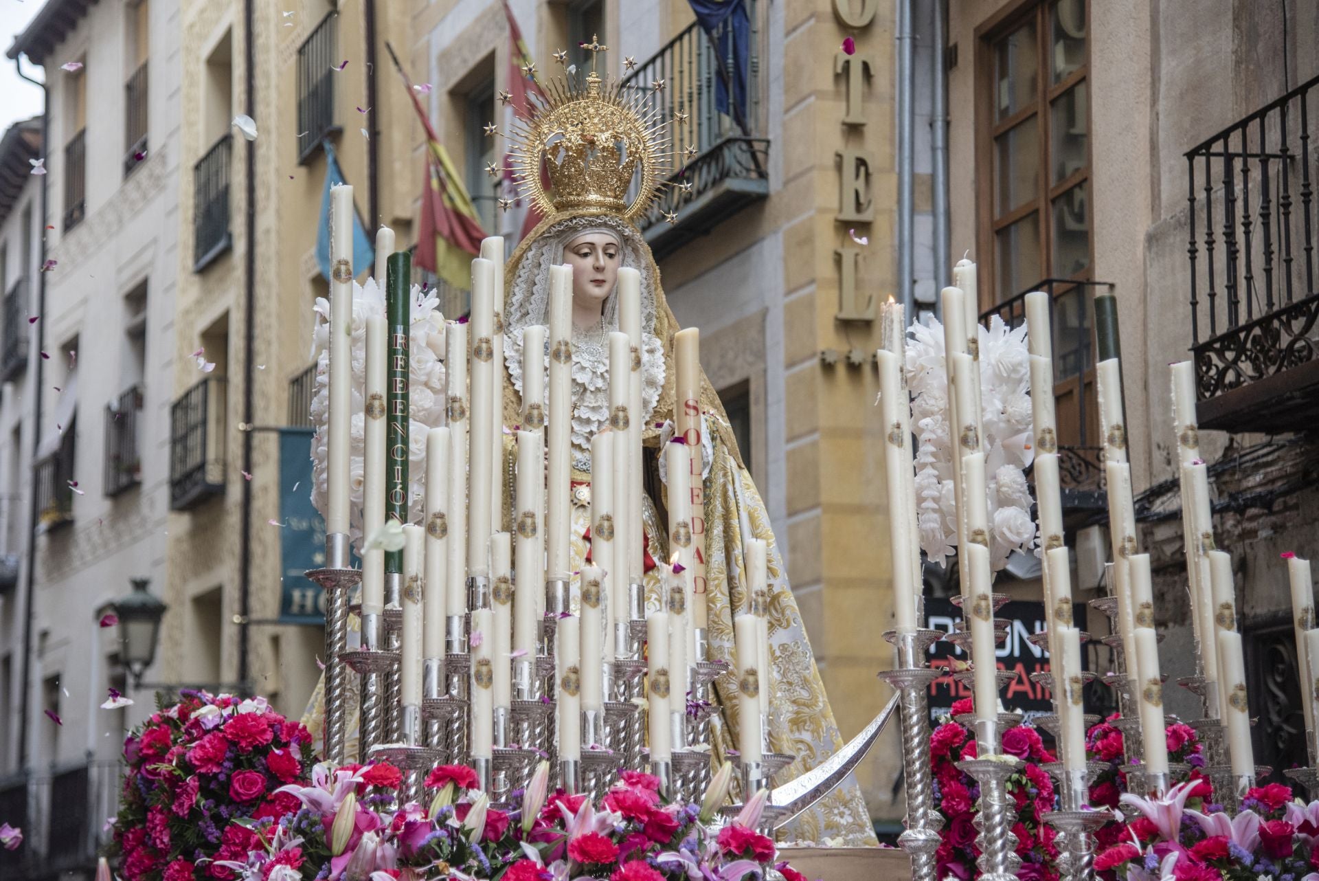 La Procesión de la Virgen del Rocío de Segovia, en imágenes