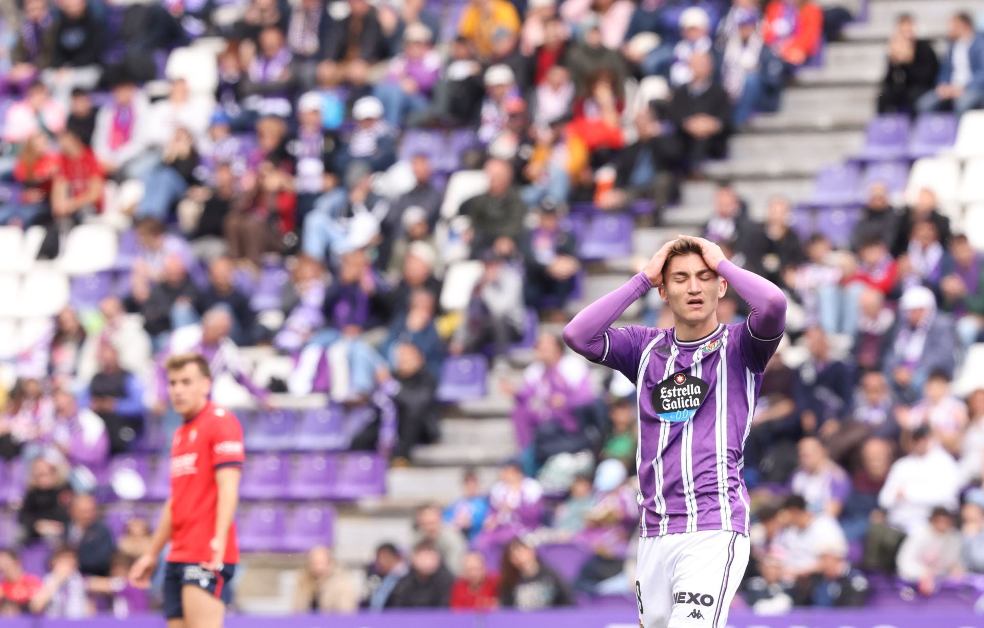 Las imágenes de la derrota del Real Valladolid ante el Osasuna