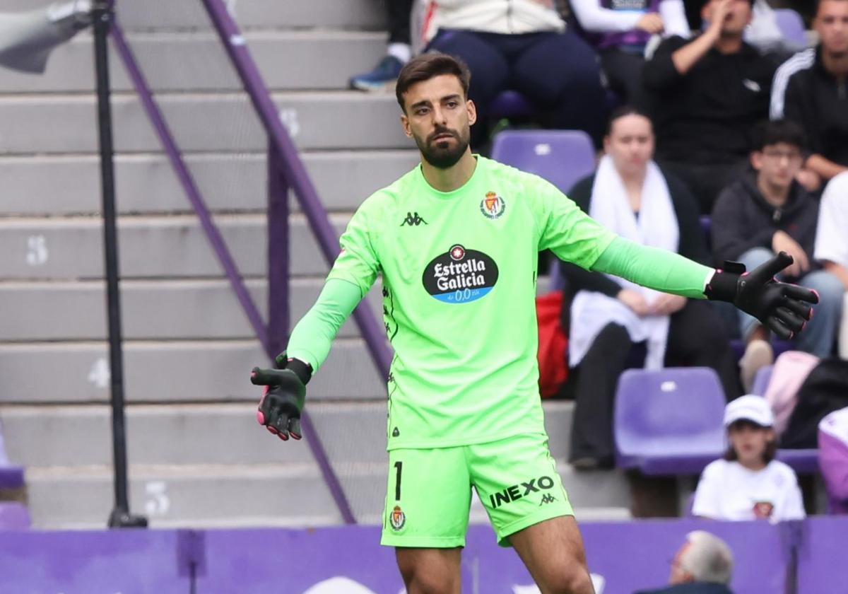 André Ferreira lamenta uno de los tres goles encajados el domingo ante Osasuna.