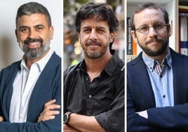 Nicolás Castellano, Emilio Morenatti y Antonio Delgado, candidatos al premio Cirilo Rodríguez.
