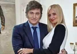 Javier Milei con Amalia González, 'Yuyito', en una imagen de archivo.
