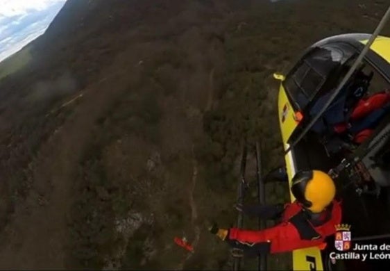 Imagen del rescate en Tosande este martes.