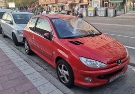 Parabrisas del coche accidentado.