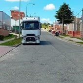 Calle Gremio de los Canteros, este miércoles festivo, donde ha tenido lugar la avería.