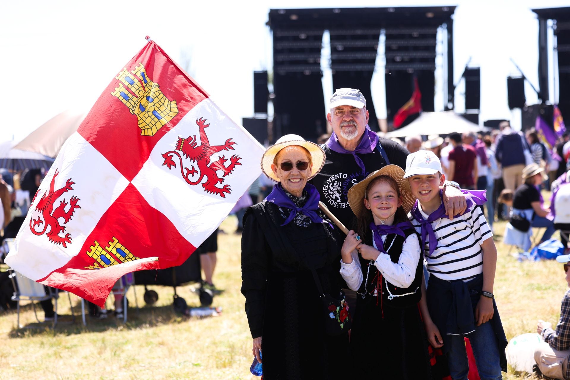 Fiesta por el Día de Castilla y León en Villalar