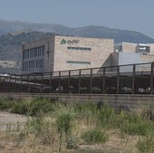 Parcela que no será utilizada finalmente como aparcamiento provisional junto a la estación del Ave de Segovia.