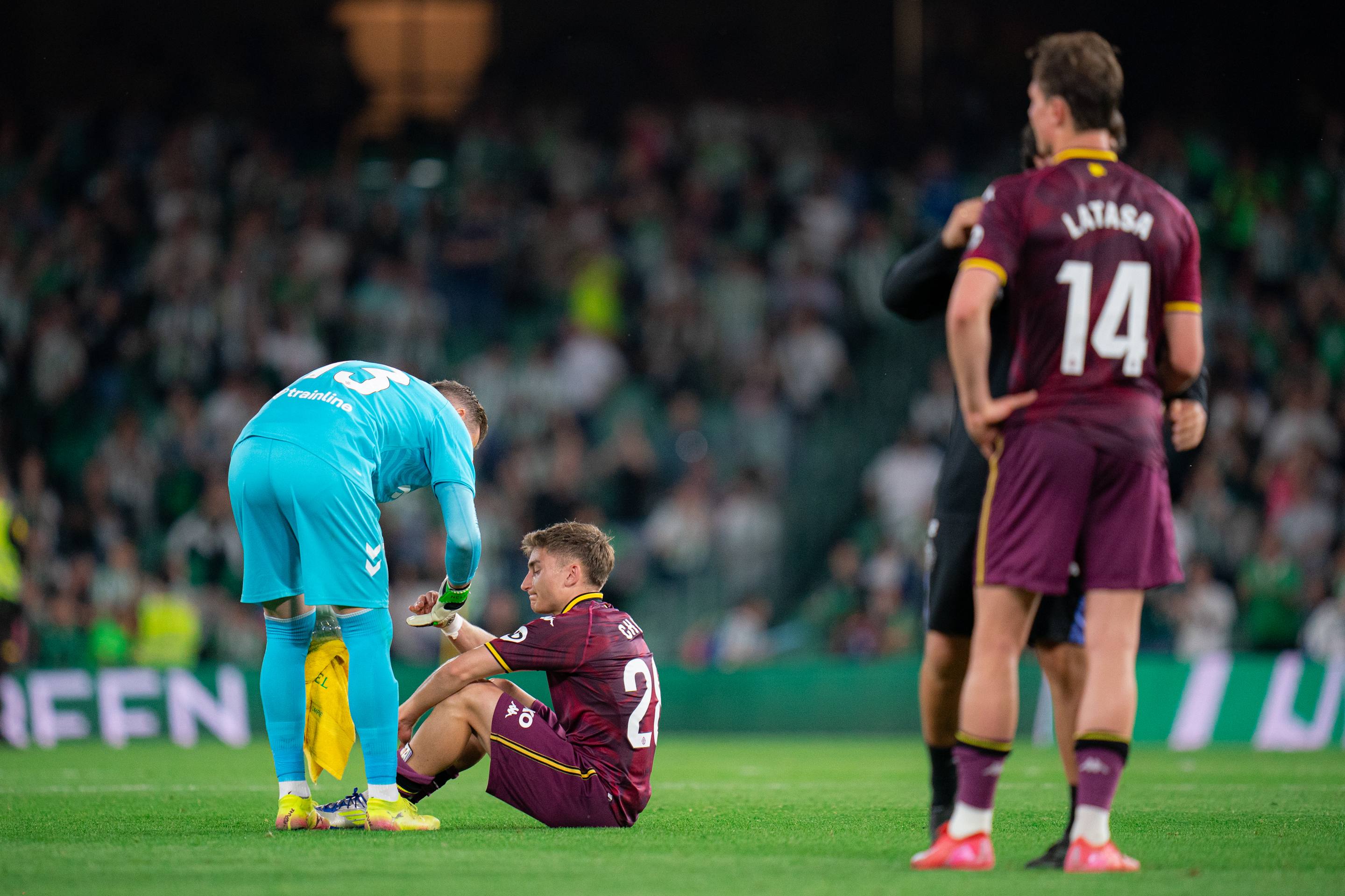 La derrota del descenso ante el Betis, en imágenes
