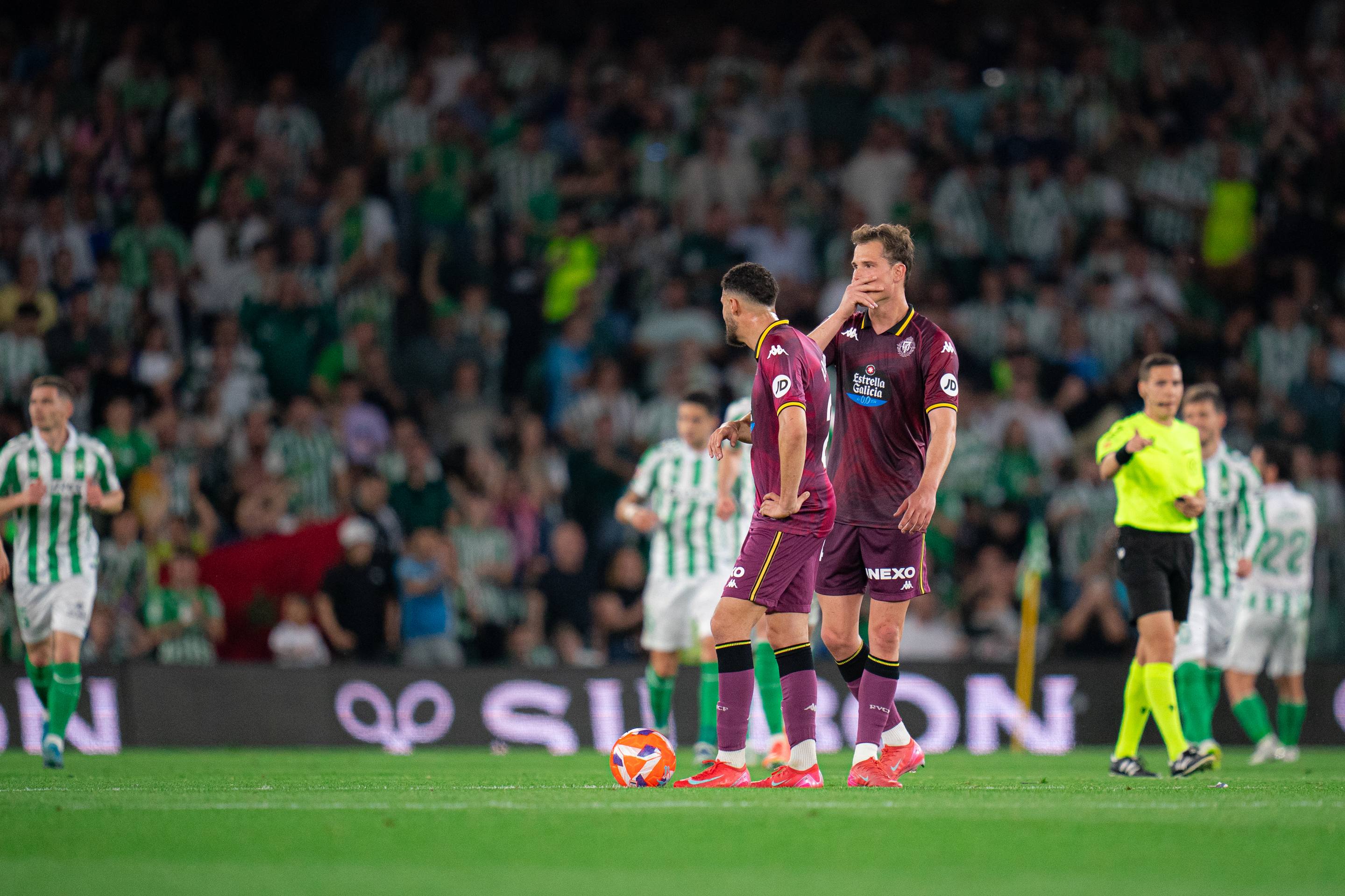 La derrota del descenso ante el Betis, en imágenes
