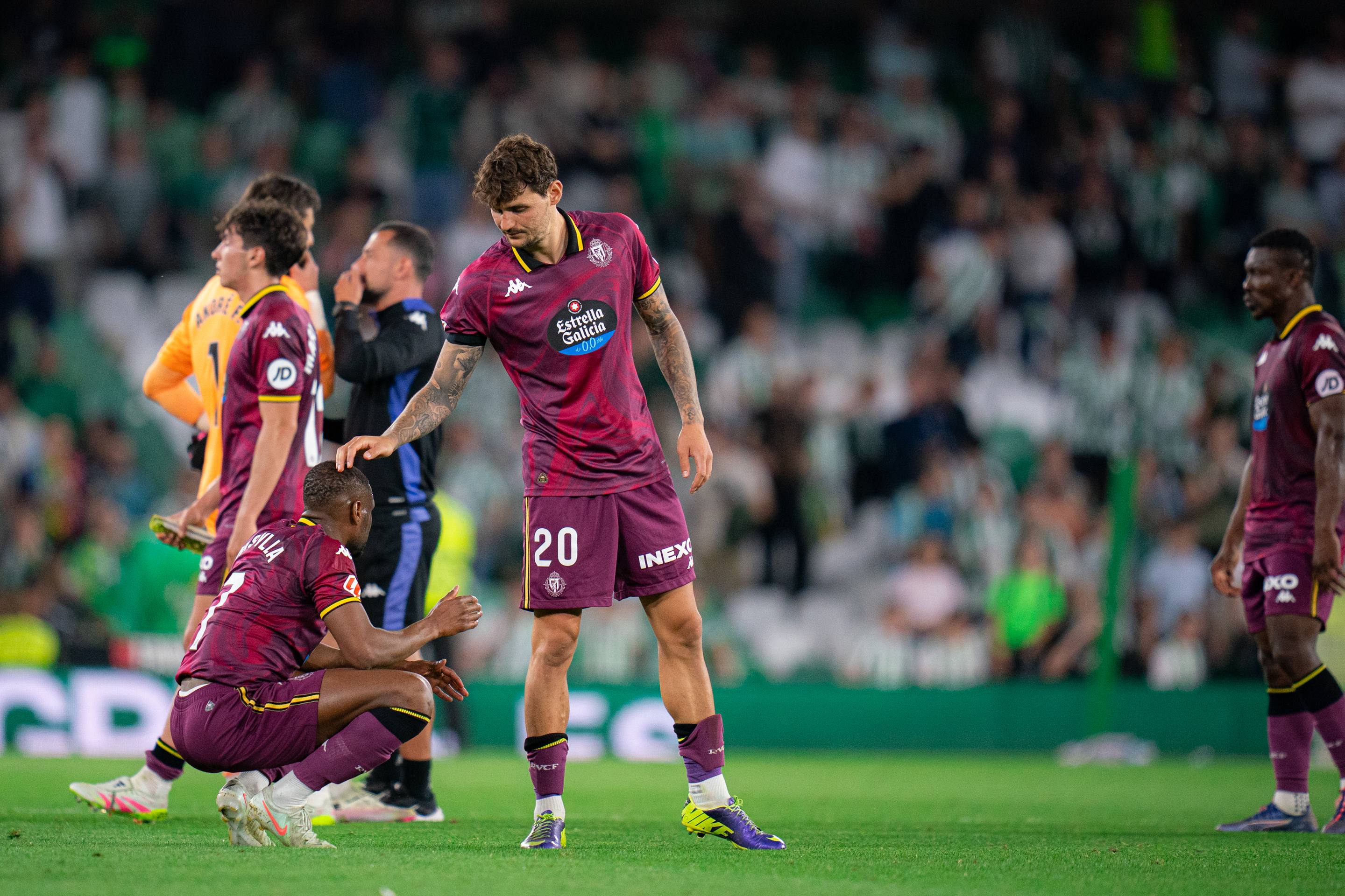 La derrota del descenso ante el Betis, en imágenes