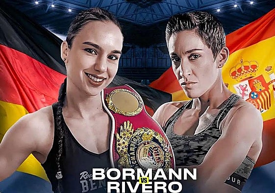 Cartel promocional de la velada en Alemania.