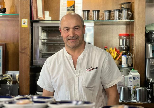 Paco Fernández, de la cafetería Amanecer de Parquesol