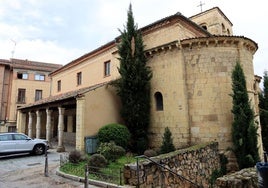 Iglesia de San Nicolás, en el casco antiguo de Segovia.